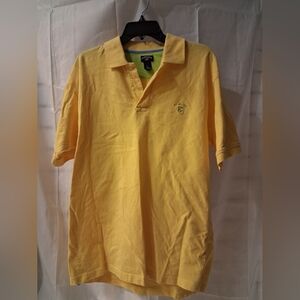 U.S. Polo Assn. Men's Bright Yellow Polo Shirt with Embroidered Logo